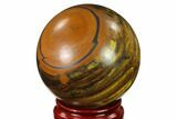Polished Tiger's Eye Sphere #143268-1